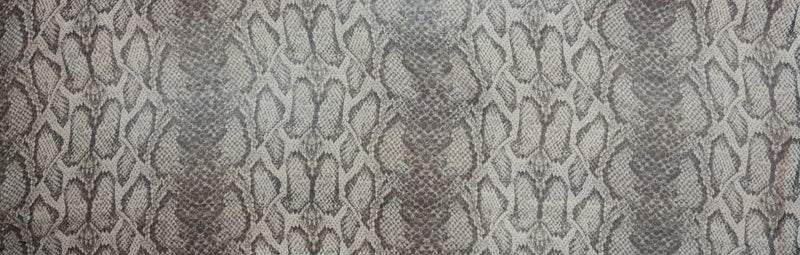 Gray-Multi Silk Reptile Printed Chiffon Woven Fabric