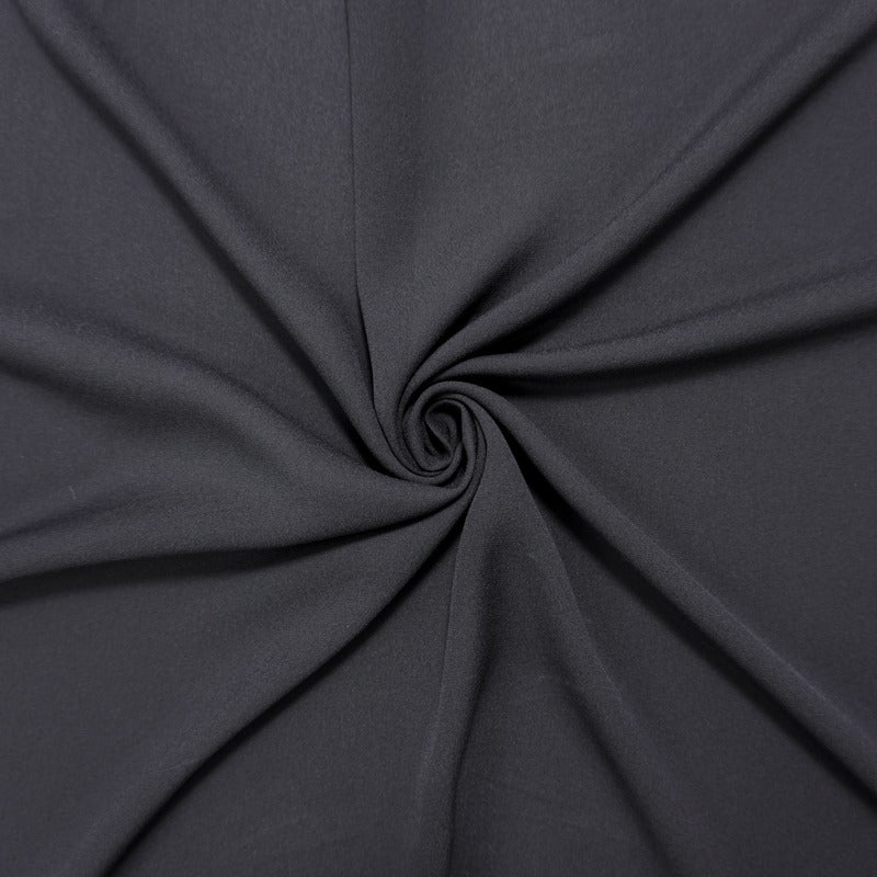 Deep Purple Silk Solid Georgette Woven Fabric