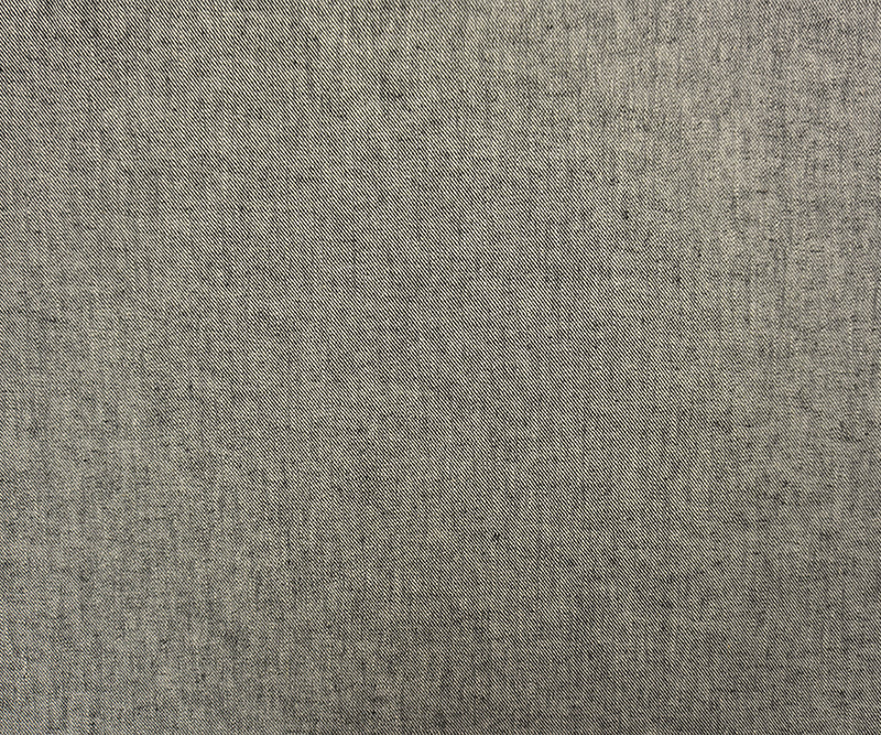White-Black Cotton Linen Twill Woven Famous Designer Fabric