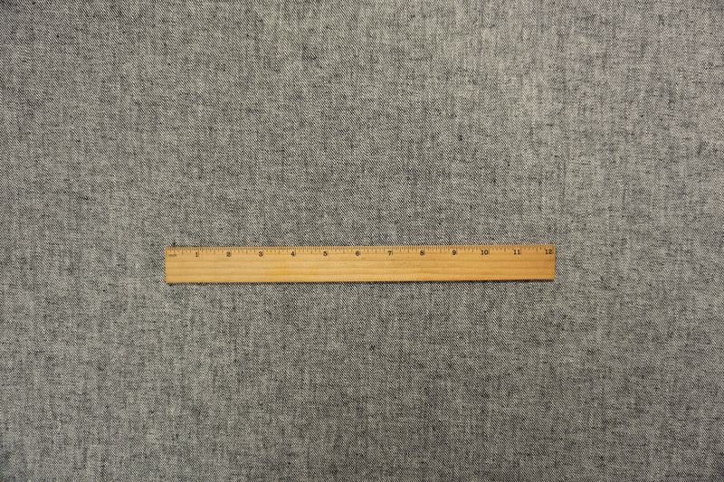 White-Black Cotton Linen Twill Woven Famous Designer Fabric