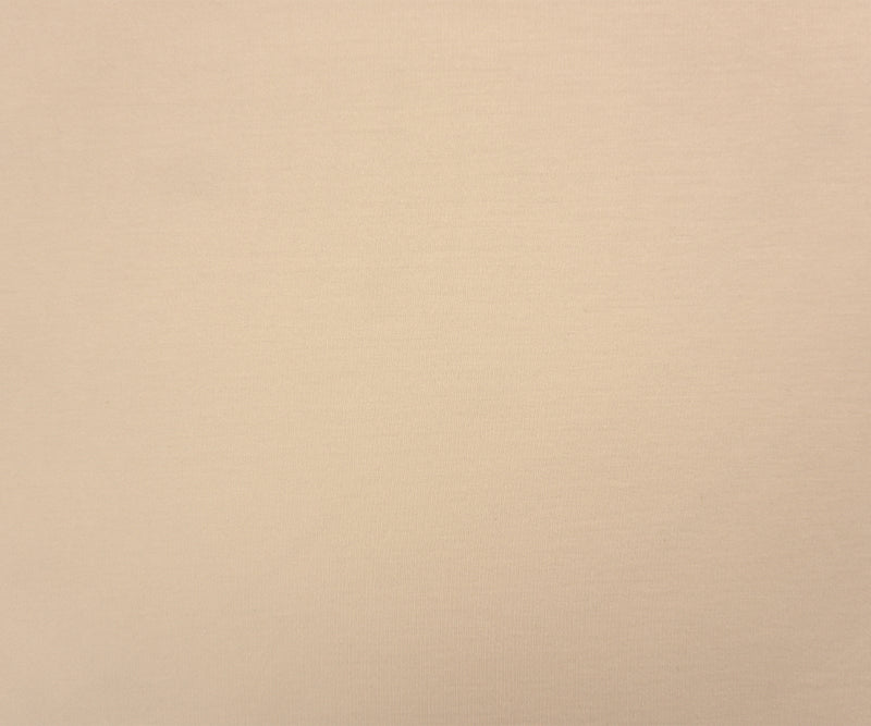 Beige Rayon Blend Solid Double Knit Fabric