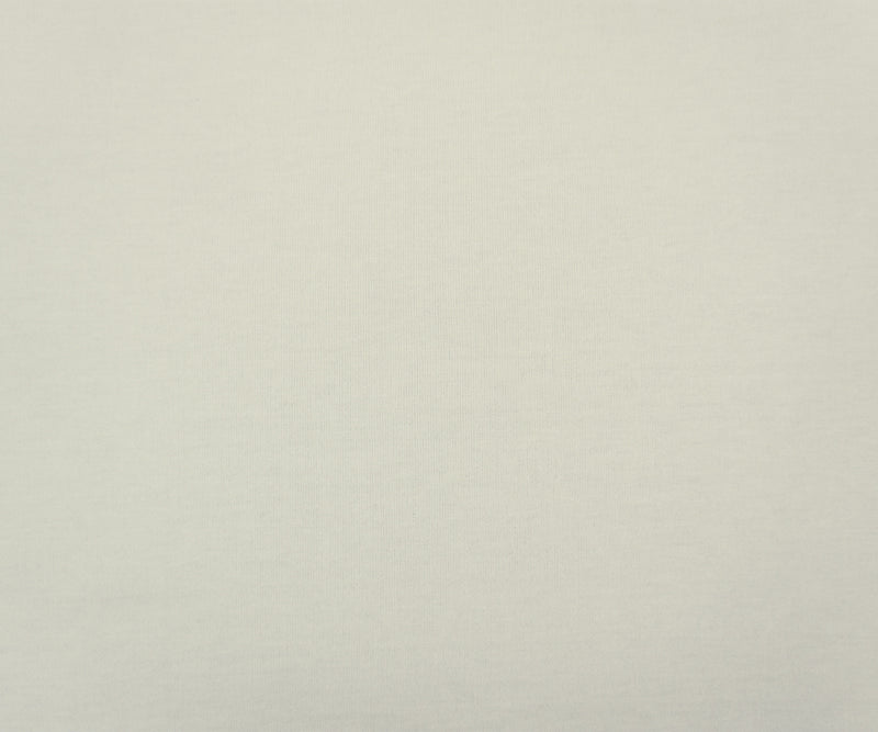 White Poly Blend Solid Jersey Sweater Knit Fabric