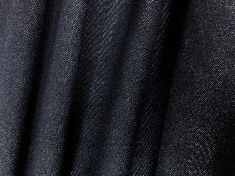 Night Navy Blue 12 oz. Cotton Japanese Selvedge Denim Fabric