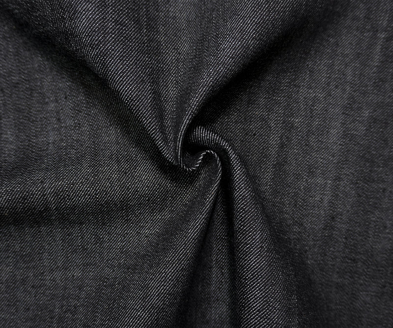 Black 11.5 oz. Kaihara Printed Japanese Denim Twill Woven Fabric