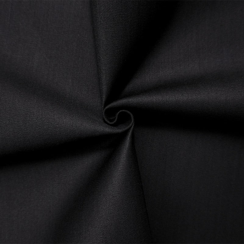 Night Black 9.5 oz. Candiani Cotton Blend Stretch Denim Fabric