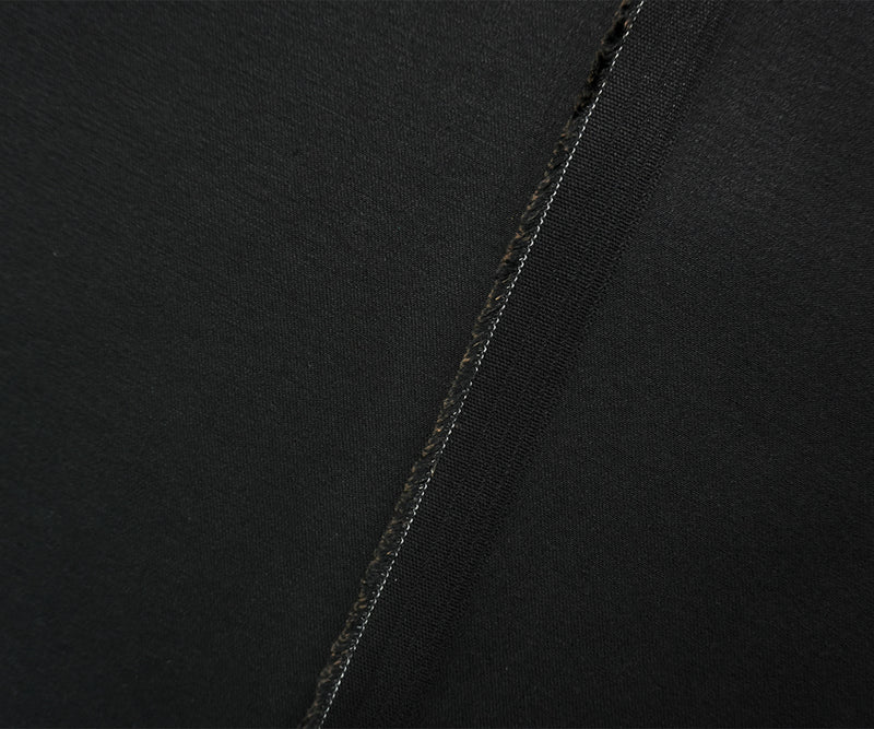 Black 12 oz. Cotton Blend Japanese Stretch Twill Woven Fabric