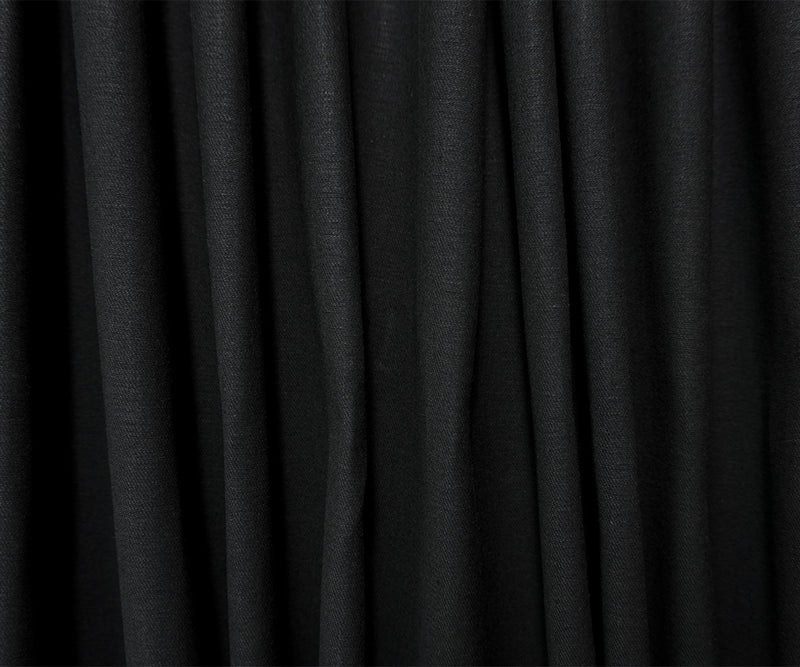 Black 12 oz. Cotton Blend Japanese Stretch Twill Woven Fabric