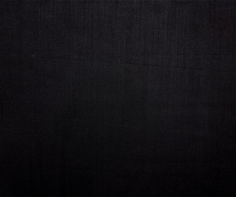 Black 9.5 oz. Cotton Blend Stretch Denim Twill Woven Fabric