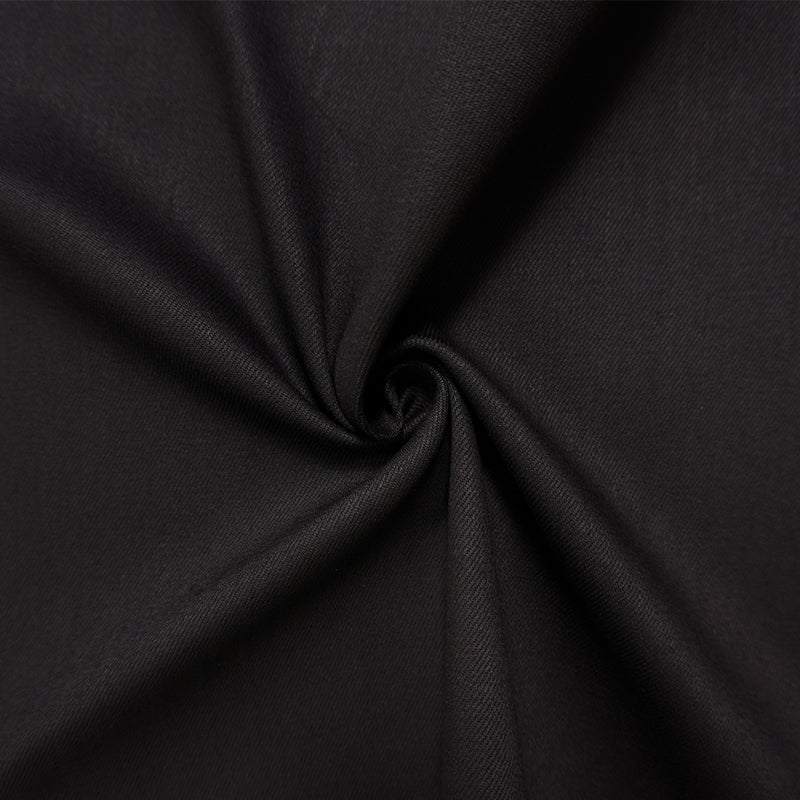 Black 10.5 oz. Candiani Cotton Blend Stretch Denim Twill Woven Fabric