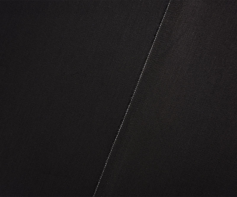 Black 10.5 oz. Candiani Cotton Blend Stretch Denim Twill Woven Fabric