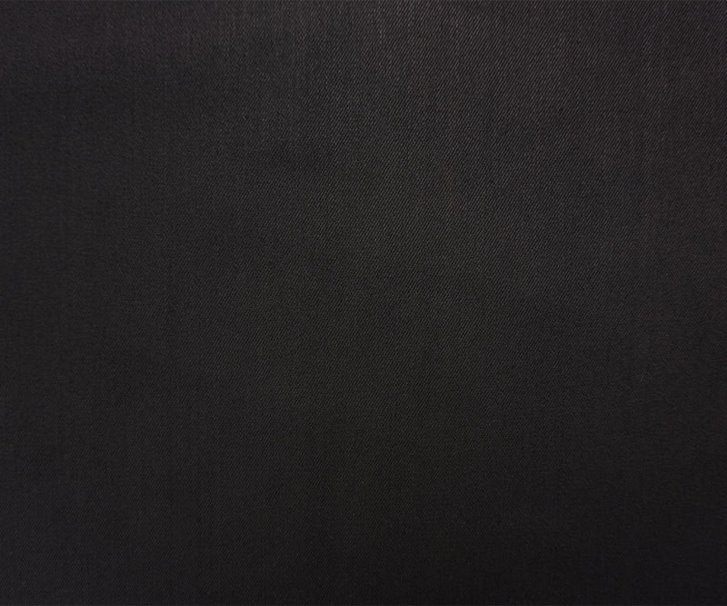 Black 10.5 oz. Candiani Cotton Blend Stretch Denim Twill Woven Fabric