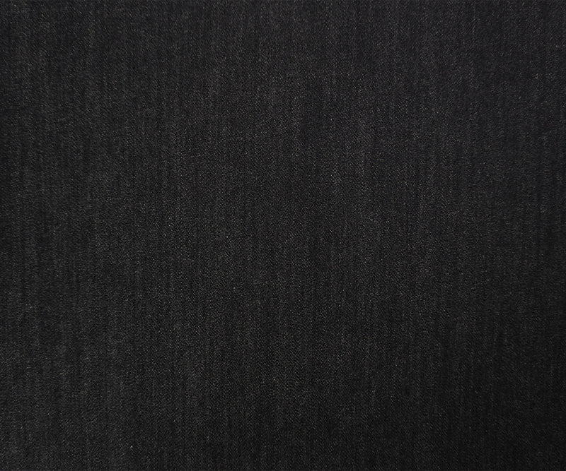 Black 10 oz. Candiani Cotton Stretch Denim Twill Woven Fabric