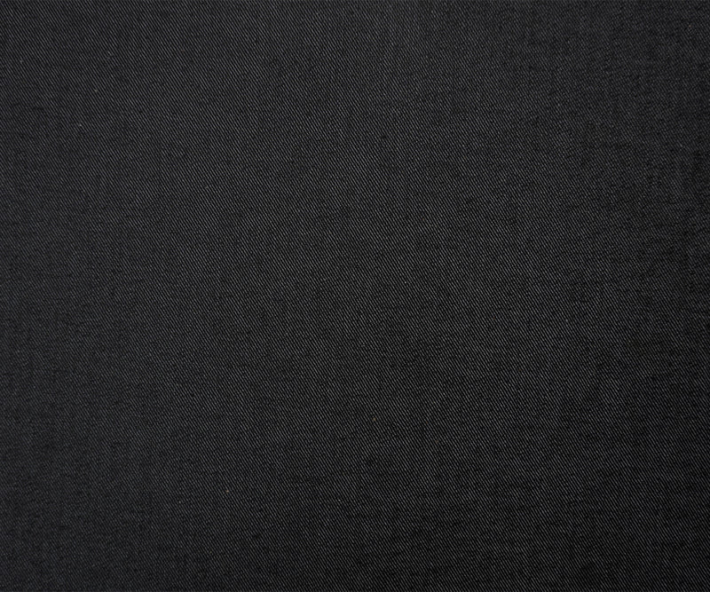 Black 9.5 oz. Cotton Blend Stretch Denim Twill Woven Fabric