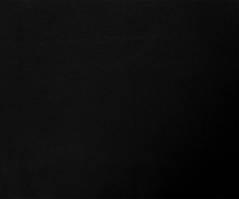 Deep Black 10 oz. Cotton Blend Stretch Twill Woven Denim Fabric