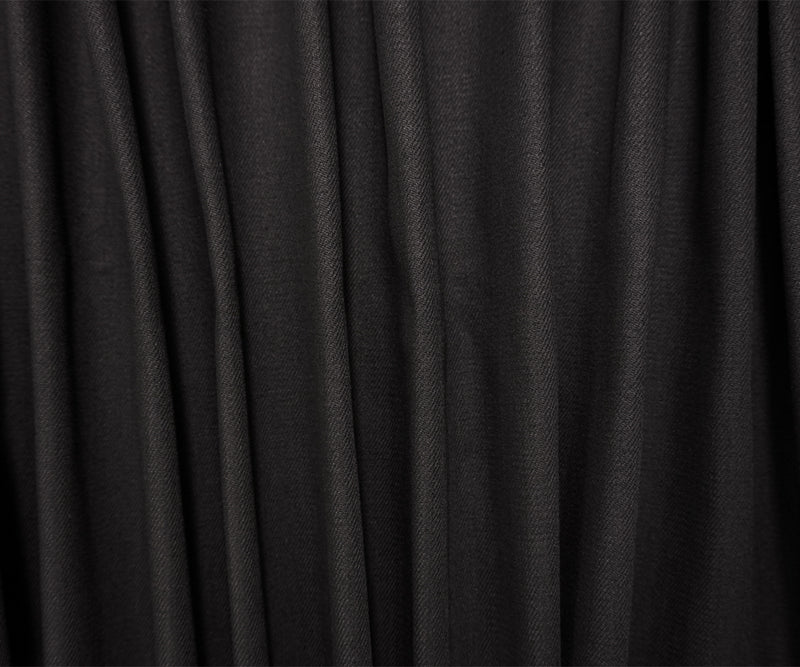 Black 10.5 oz Cotton Blend Stretch Twill Woven Fabric