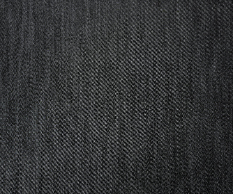 Deep Black 11 oz. Cotton Blend Twill Woven Denim Fabric