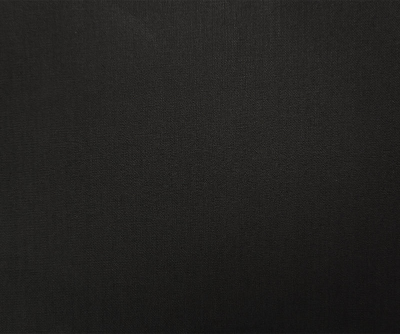 Deep Black 10 oz. Cotton Blend Twill Woven Denim Fabric