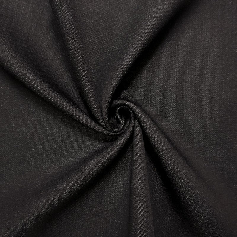 Black 11 oz. Famous Denim Co. Cotton Blend Stretch Denim Fabric