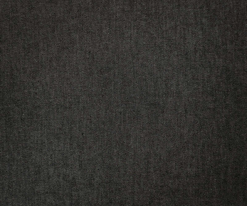 Black 11.5 oz. Cotton Stretch Denim Twill Woven Fabric