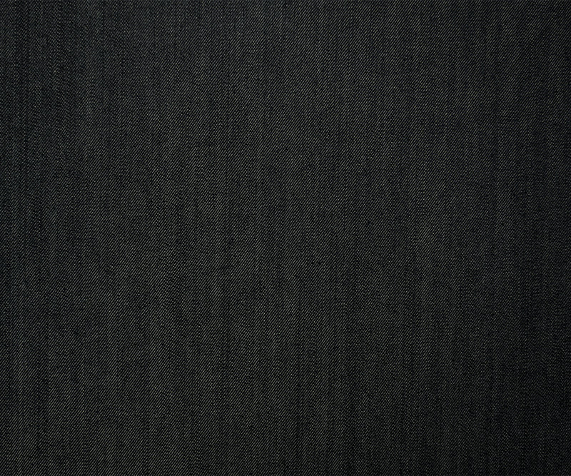 Dark Black 11 oz. Famous Denim Co. Cotton Stretch Denim Twill Woven Fabric