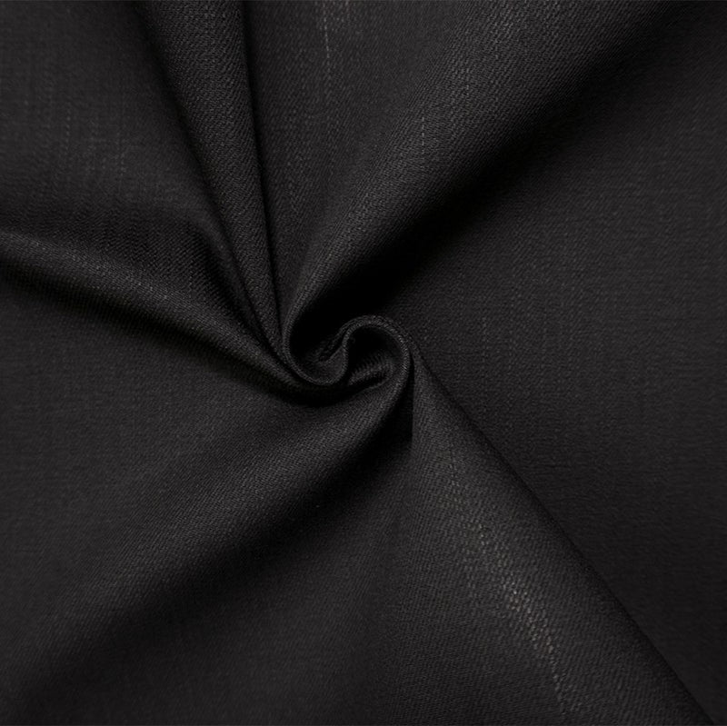 Black 11.75 oz Famous Denim Co. Cotton Blend Stretch Denim Fabric