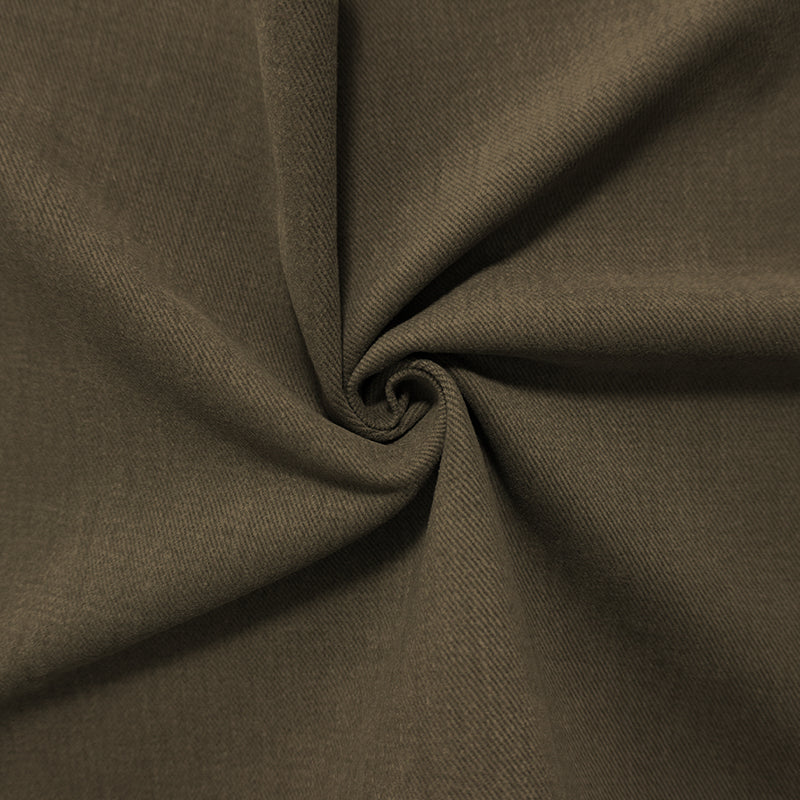Dark Green 11 oz. Cotton Brushed Face Bull Denim Woven Fabric
