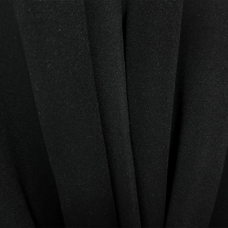 Black Solid Neoprene Fabric