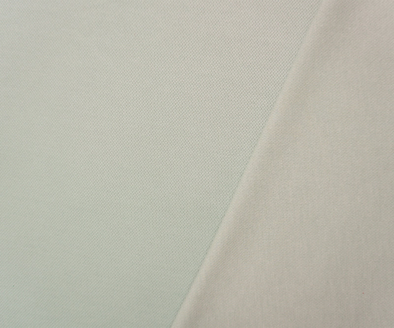 Light Blue Poly Cotton Spandex Stretch Pique Knit Fabric