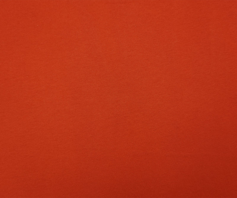 Orange Cotton Spandex Stretch Solid Jersey Knit Fabric