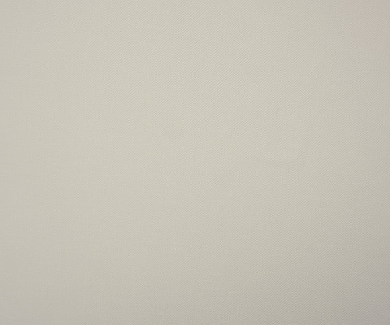 White Cotton Spandex Stretch Solid Twill Woven Fabric