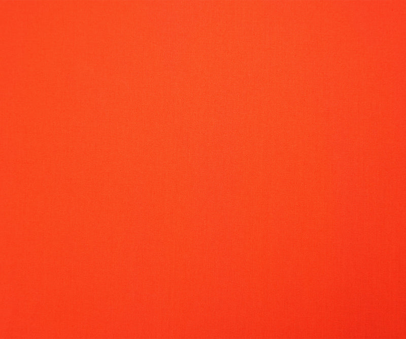 Orange Cotton Spandex Stretch Solid Broadcloth Woven Fabric