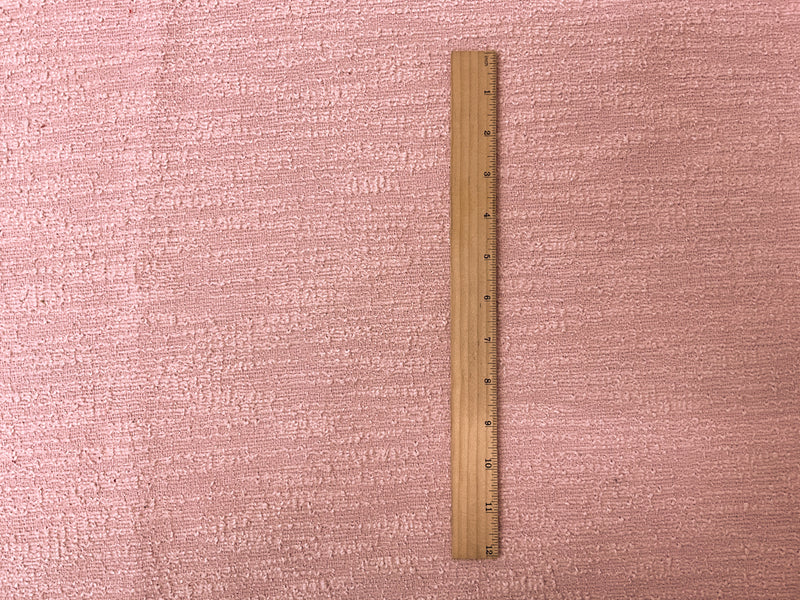 Pink Poly Texture Boucle Novelty Knit Fabric