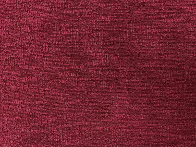 Red Poly Texture Boucle Novelty Knit Fabric
