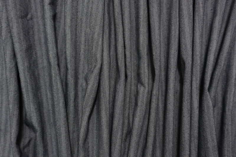 Deep Navy Famous Maker Cotton Poly Spandex Stripe Twill Fabric