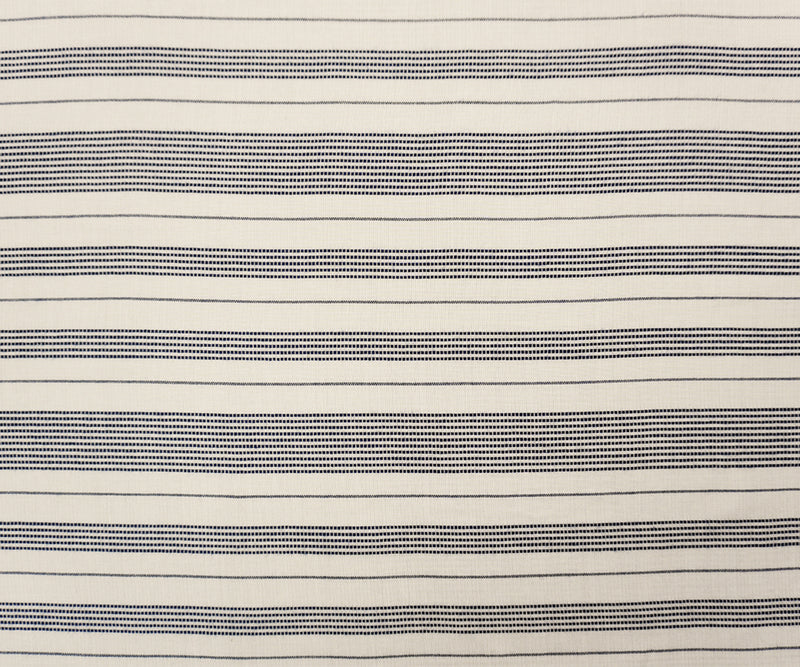 White-Navy Famous Maker Rayon Dobby Stripe Woven Fabric
