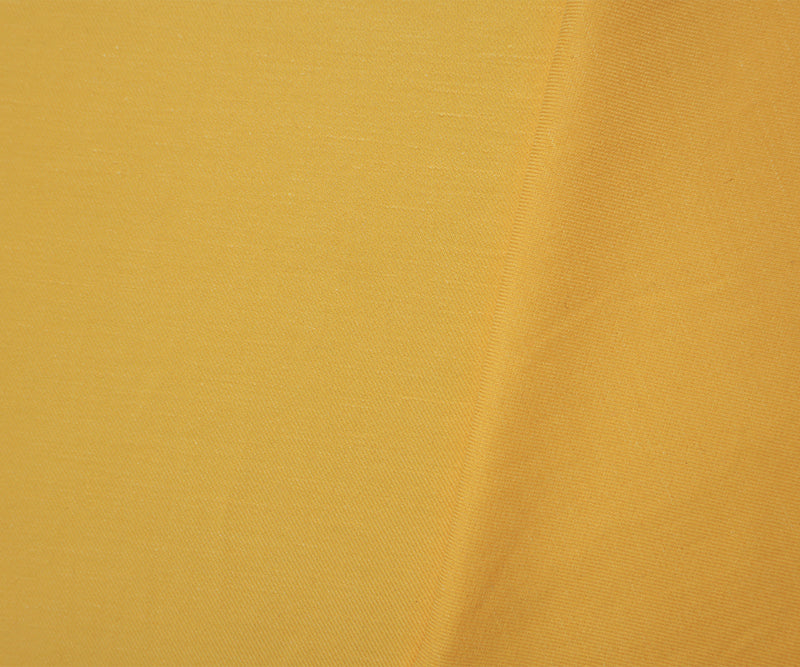 Yellow Famous Designer Tencel Linen Cotton Solid Twill Woven Fabric