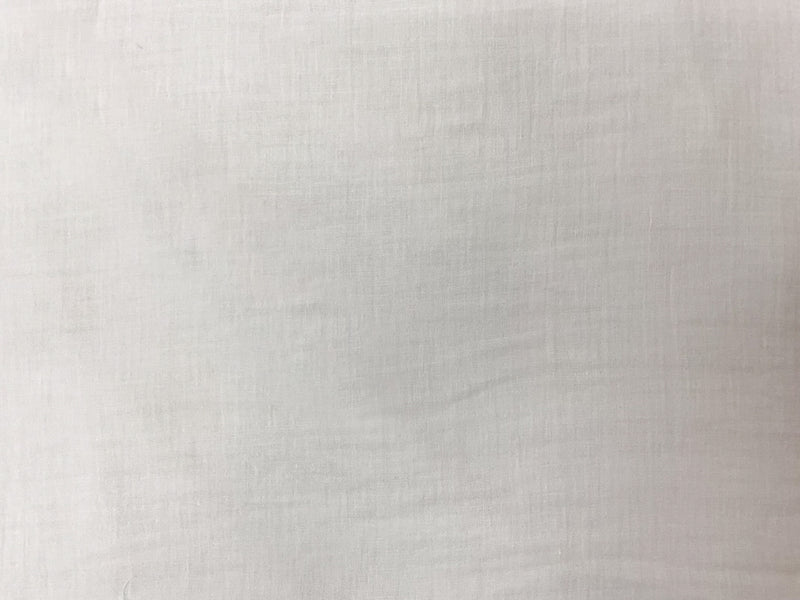 White Famous Designer Cotton Double Gauze Woven Fabric