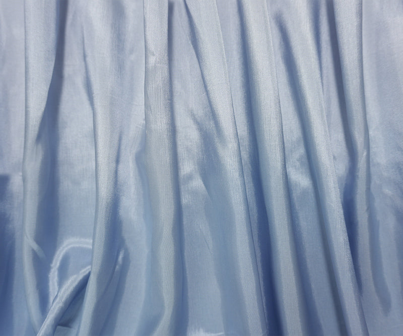 Light Blue Acetate Solid Lining Woven Fabric