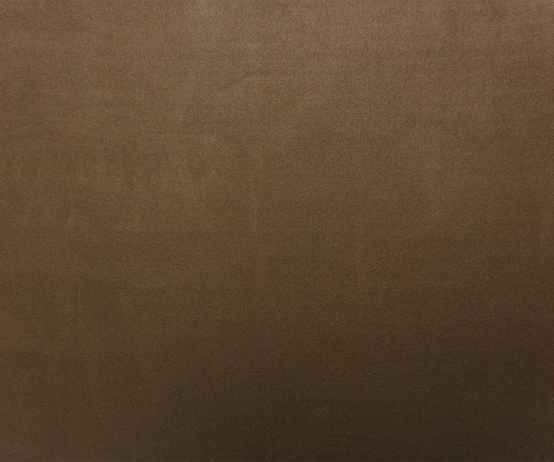 Deep Brown Designer Poly Spandex Solid Microsuede Knit Fabric