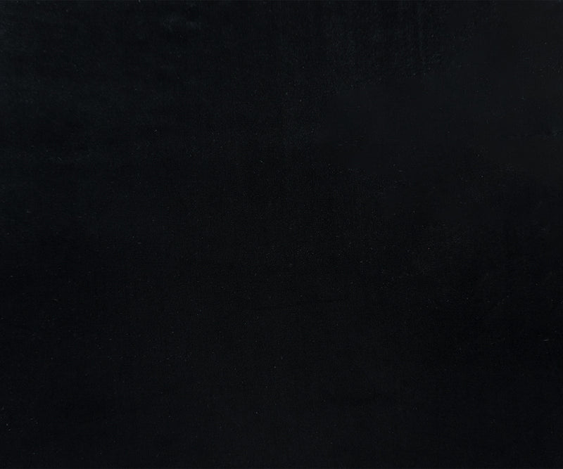 Black Famous Designer Poly Spandex Solid Velvet Knit Fabric