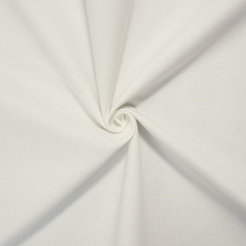 1 YD PC-White Cotton Duck Cloth Canvas Woven Fabric