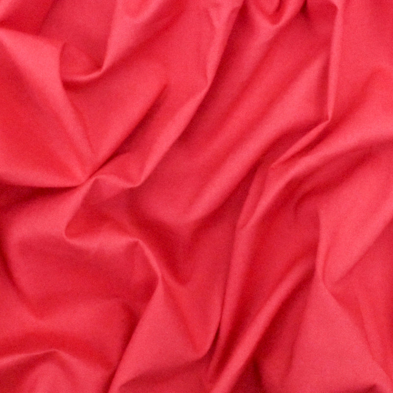 5 1/2 YD PC-Deep Berry Pink Solid Stretch Cotton Poplin Woven Fabric