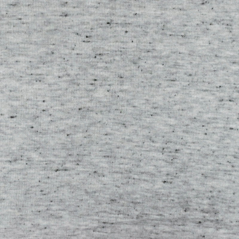 Gray-Black Spots Texture Slubbed Jersey Knit Fabric