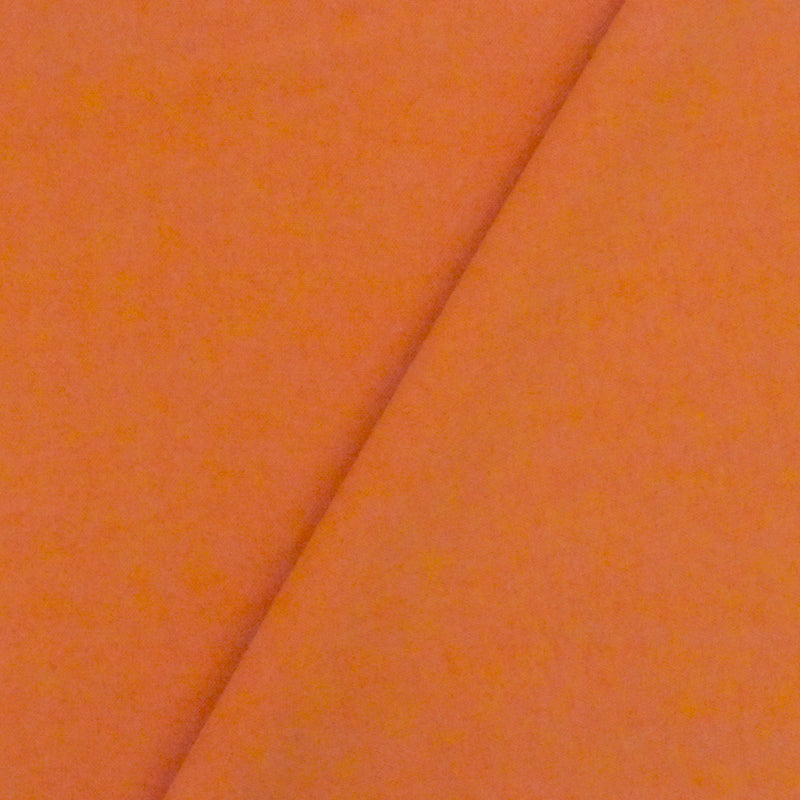 Dusty Orange Solid Stretch Polyester Woven Shirting Fabric