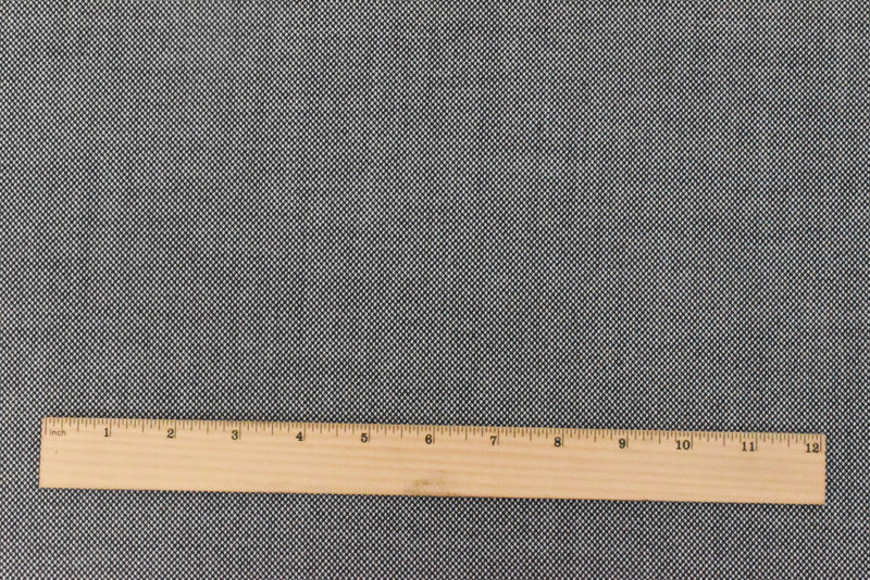 Old White-Black Dobby Poly Wool Woven Suiting Fabric