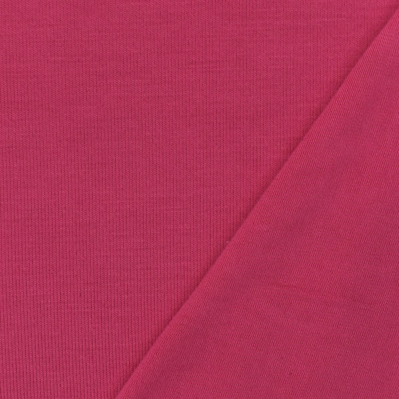 2 1/2 YD PC-Hot Pink Solid Stretch Spandex Bamboo Jersey Knit Fabric