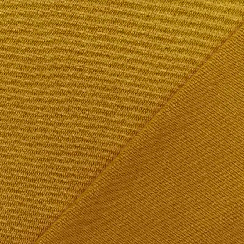 Yellow Solid Stretch Spendex Rayon Modal Jersey Knit Fabric