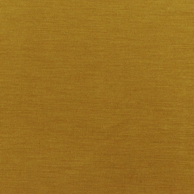Yellow Solid Stretch Spendex Rayon Modal Jersey Knit Fabric