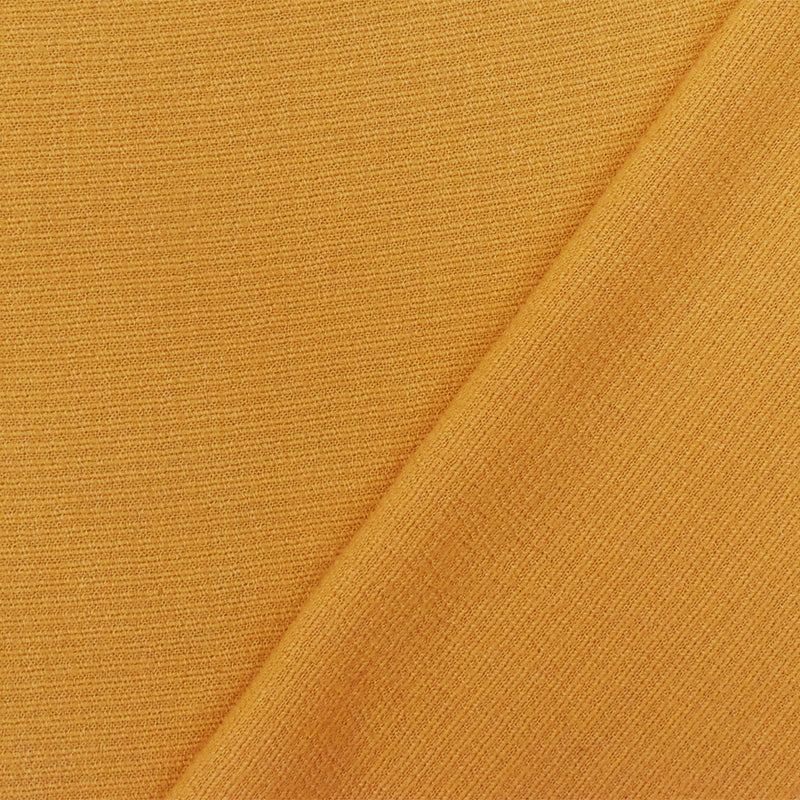 Yellow Solid Rayon Dobby Woven Fabric