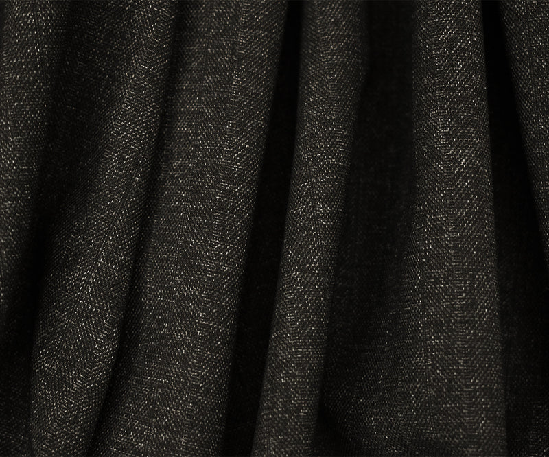 Black-Gray Poly Striped Woven Bonded Stretch Spandex Jacketing Fabric